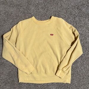 Levi's Classic Yellow Crewneck Sweater